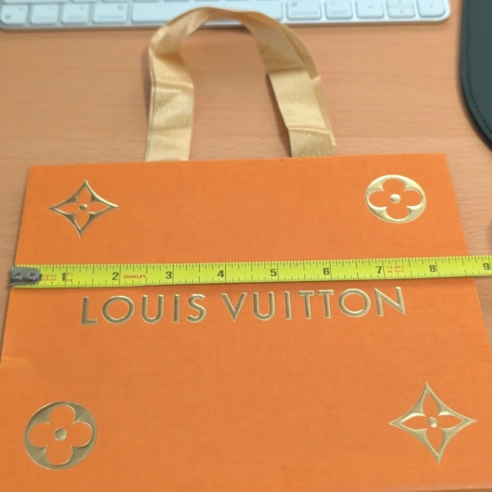 Louis Vuitton Orange and Gold Handbag